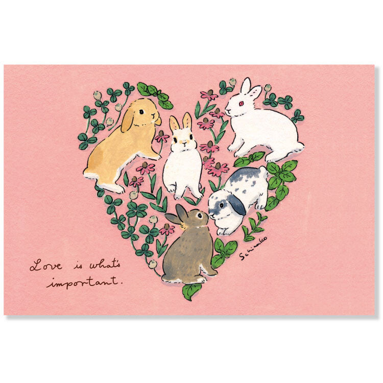 Active Corporation - Schinako Moriyama - Postcard - Love is What's Important