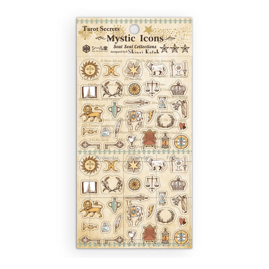 SEAL-DO Shinzi Katoh - Clear Sticker Sheet - Tarot Secrets - Mystic Icons