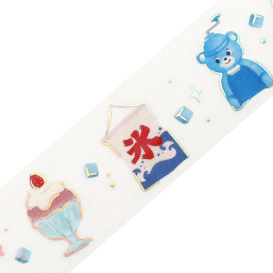BGM - Summer Limited - Clear Foil-Stamped Tape - Summer Color Ice