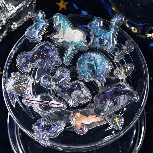 BGM - Kyururun 3D Crystal Sticker Sheet Vol. 2 - Stardust Magic