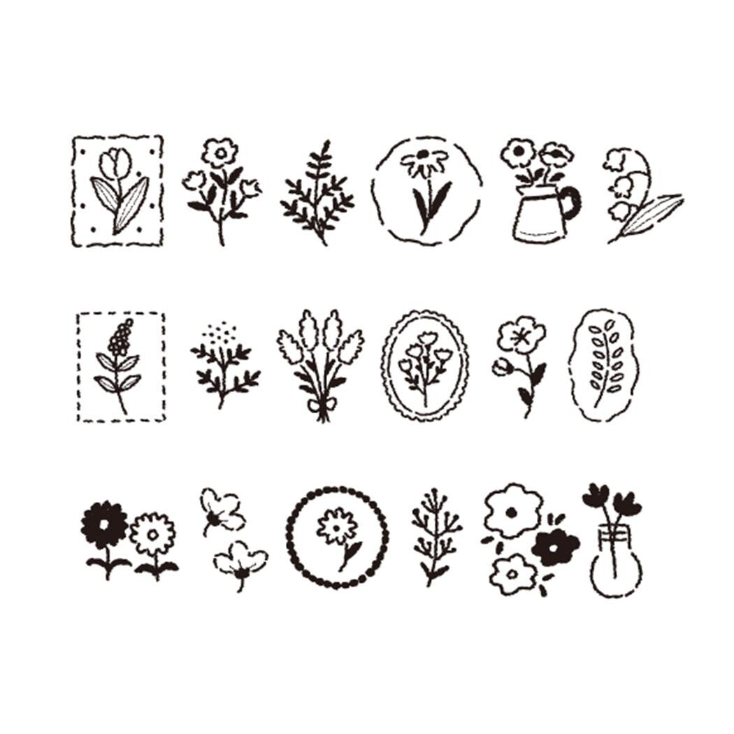 Kamio Japan - Coro-re Plus - Roller Stamp - Flower