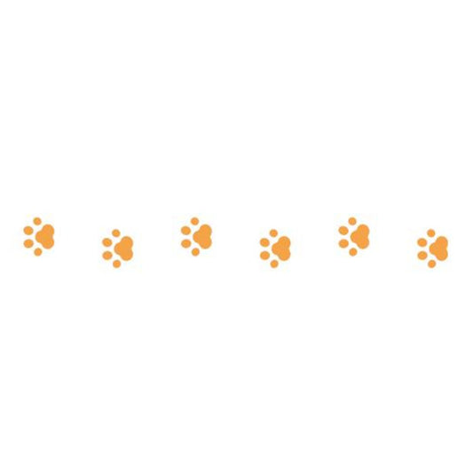 PLUS Deco Roller Stamp - Limited Edition Neko Roll - Footprints