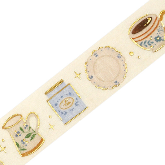 BGM - 15mm Washi Tape - Life Series - Afternoon Tea Set