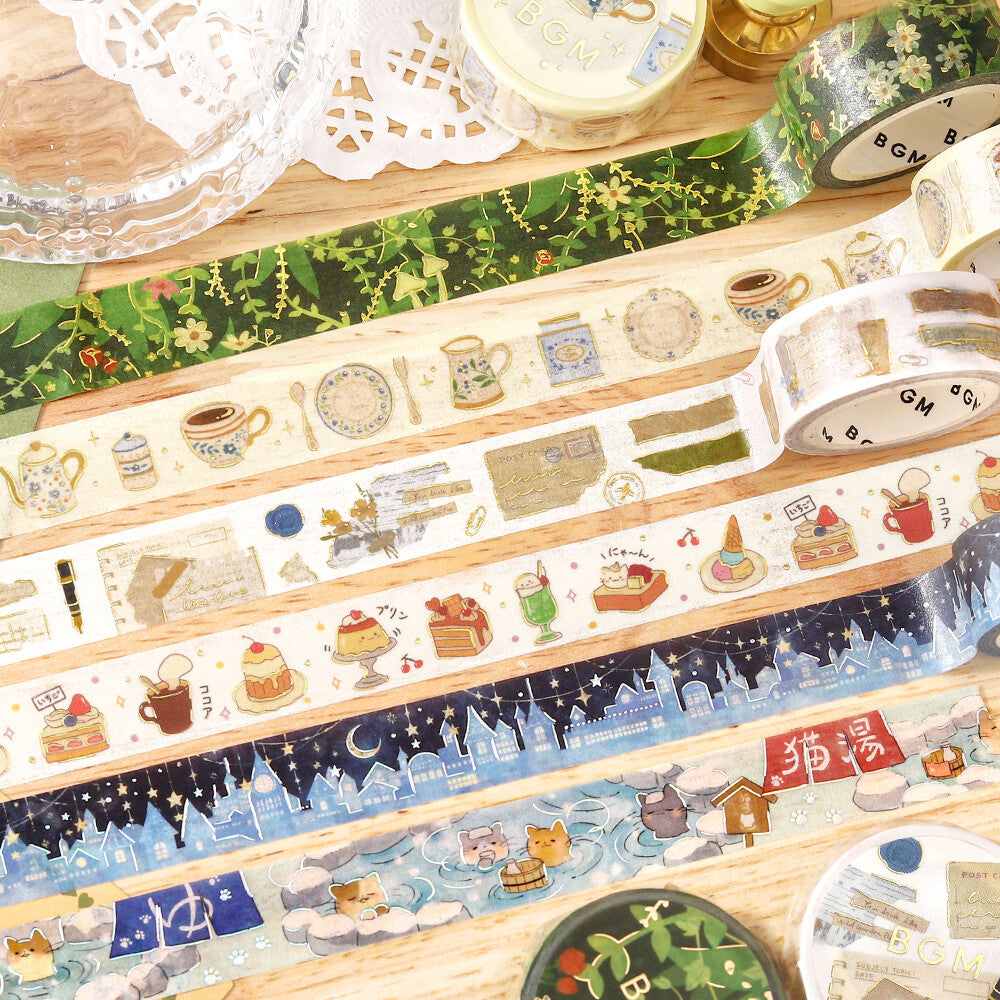BGM - 15mm Washi Tape - Life Series - Afternoon Tea Set