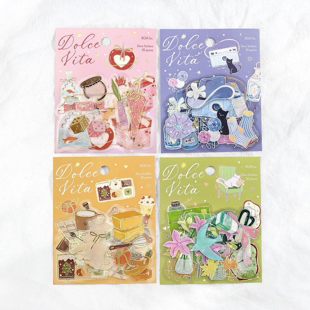 BGM - Clear Stickers - Dolce Vita - A Letter of Happiness