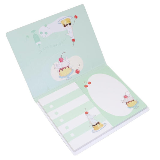 Sticky Notes Set - Tocorocomugi - Jiggle Pudding Cat