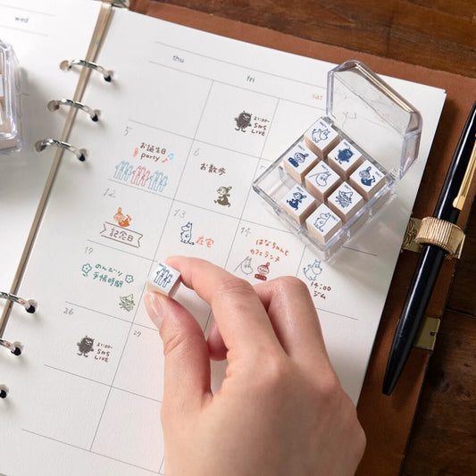 Beverly x Moomin - Rubber Stamp - Moomin Planner Stamp Set