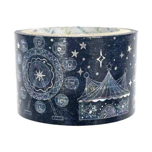 SEAL-DO Shinzi Katoh - 27mm Sparkling Washi Tape - Nighttime Amusement Park