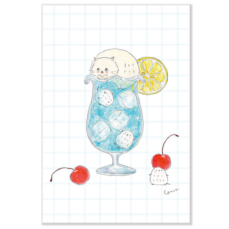 Active Corporation - Summer Limited - Postcard - Tocorocomugi - Soda Float