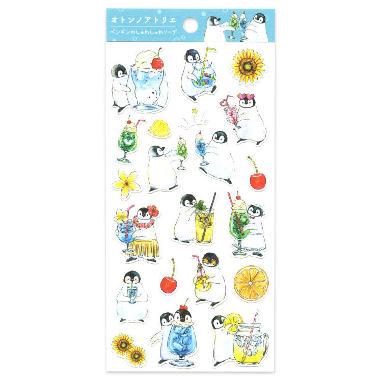 Active Corporation - Summer Limited - Stickers - Penguin and Soda