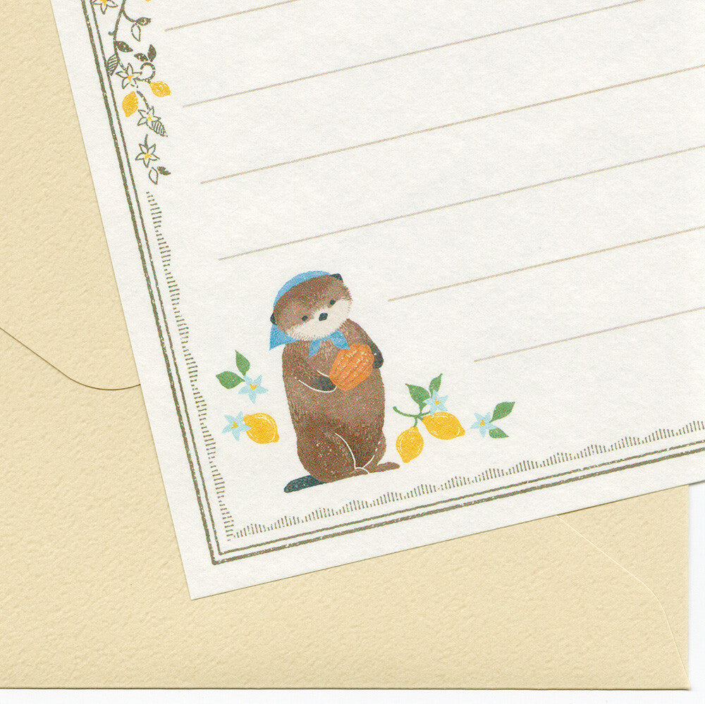 Ressa Panda Books Series - Mini Letter Set - A Sea Otter and Shell Madeleines
