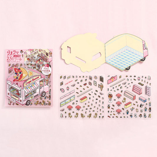 BGM - Stickers - Diorama 2.5D Stickers Vol. 3 - Crepe Shop
