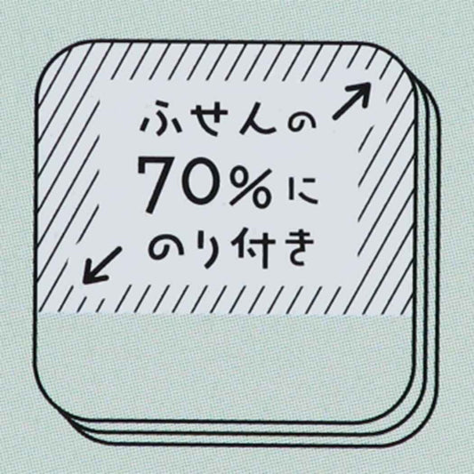 Memo-Style Sticky Notes M - Tocorocomugi - Loving Tulip Kitty