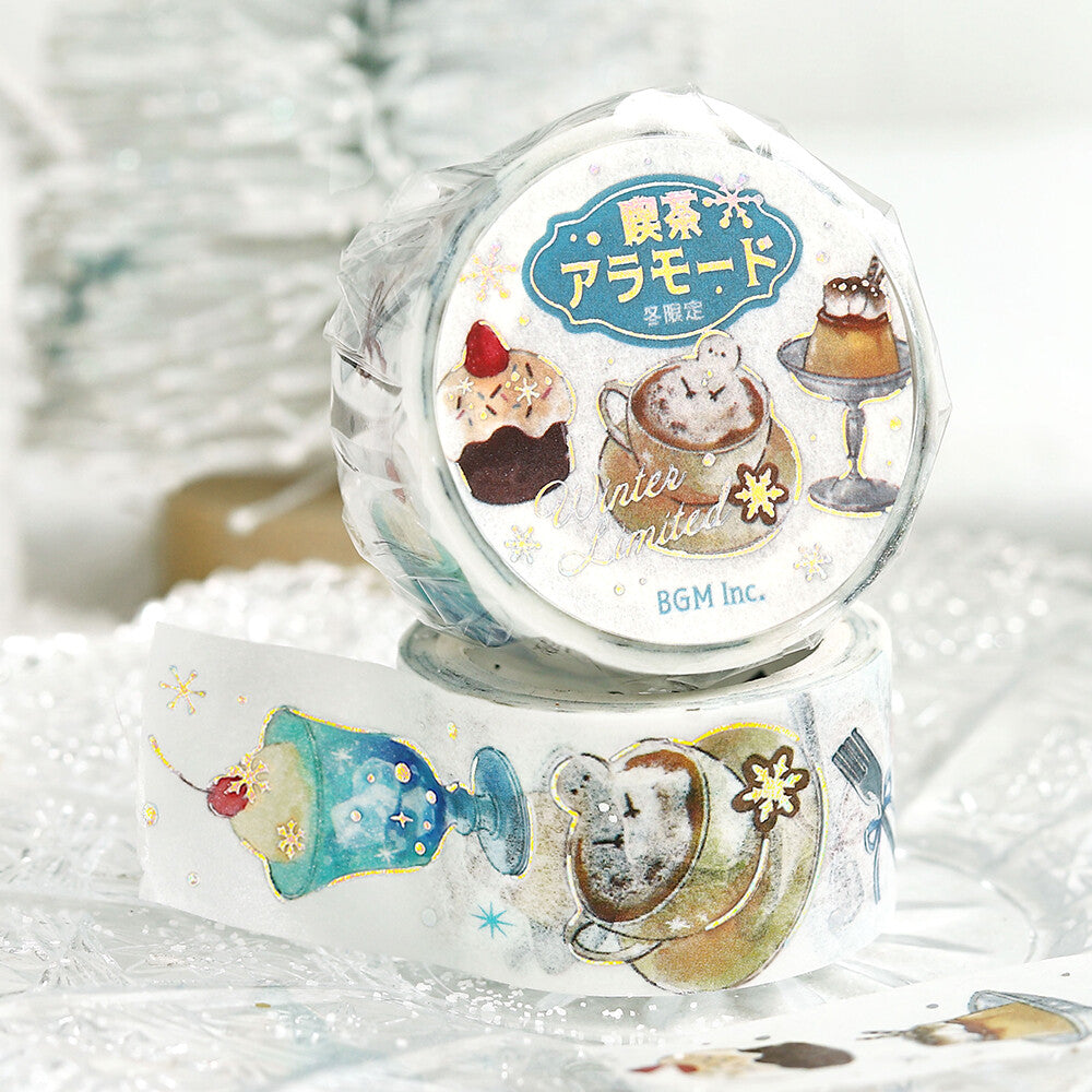 BGM - Winter Limited 20mm Washi Tape - Cafe à la Mode