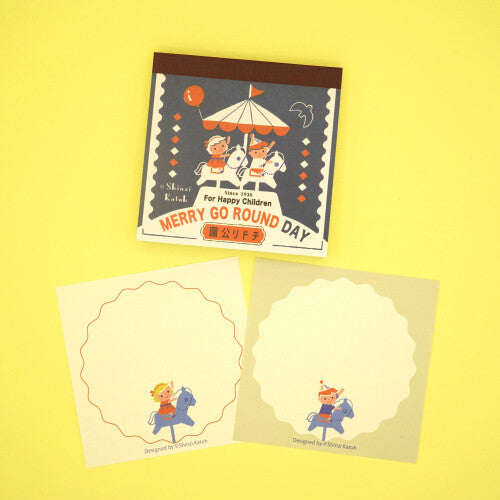 Shinzi Katoh - Block Memo Pad - Retro Days - Chidori Park