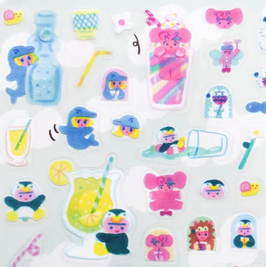 Cozyca - Sticker Sheet - Itoi Yuki - Juice