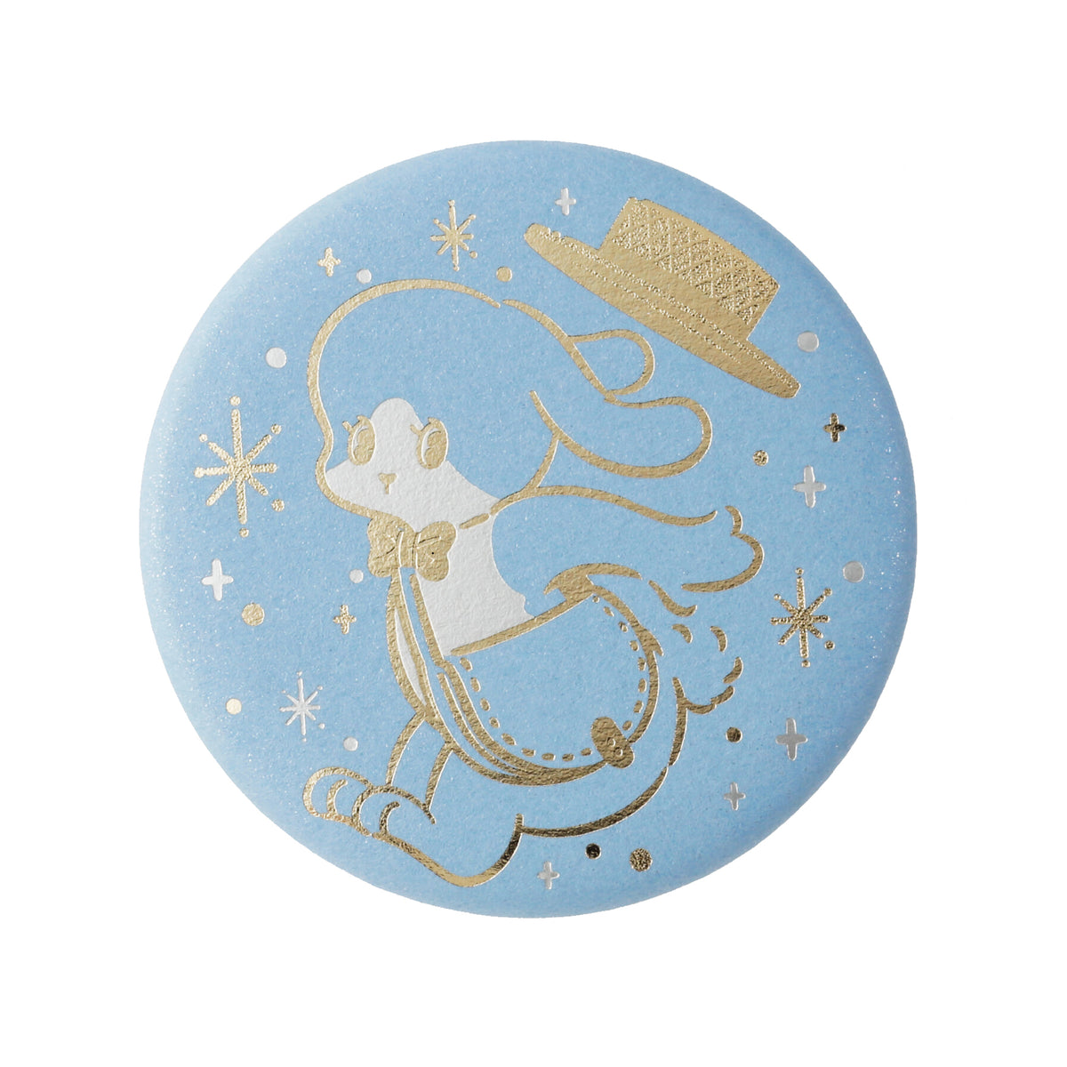 OB1TOY x Rokkaku - Round Foil-Stamped Magnet - Trip