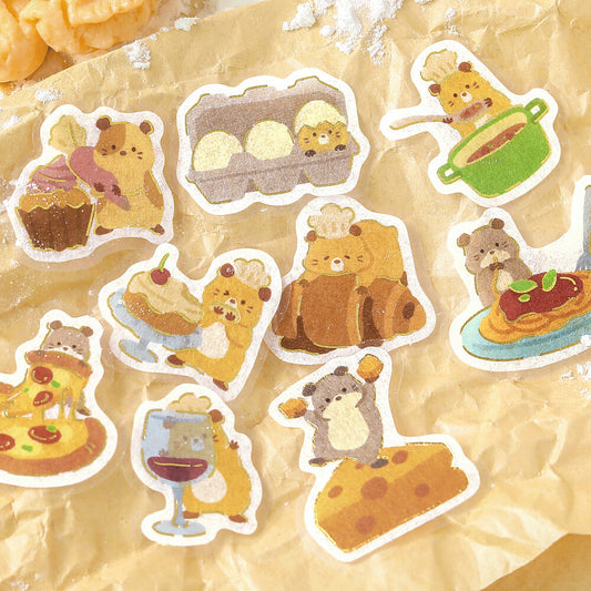BGM - Flake Stickers - Animal Role-Playing - Hamster Bistro