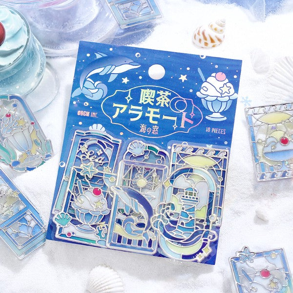 BGM - 3D Clear Stickers - Cafe à la Mode Traveling Window - Sea Window