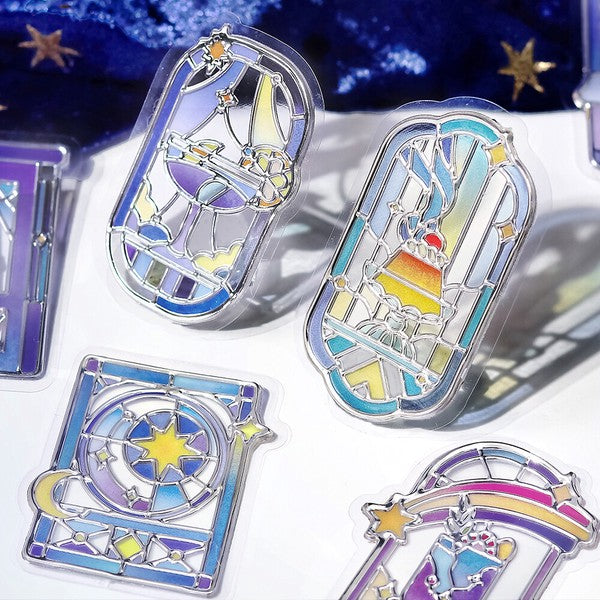 BGM - 3D Clear Stickers - Cafe à la Mode Traveling Window - Night Window