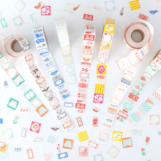 Baum Deco Label Sticker Roll - Relaxing