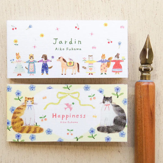 Cozyca - One-Line Sticky Notes - Aiko Fukawa - Jardin / Happiness