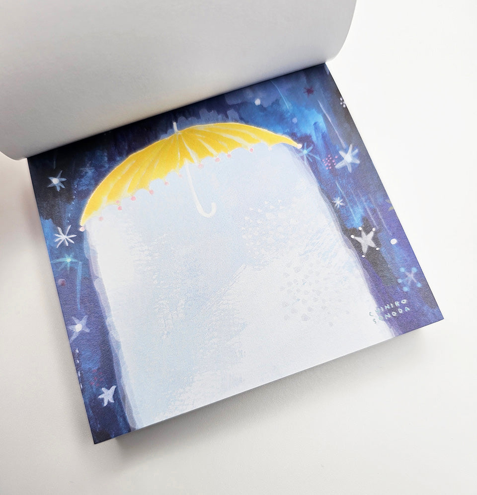 Cozyca - Block Memo Pad - Chihiro Sonoda - The Day the Stars Fall