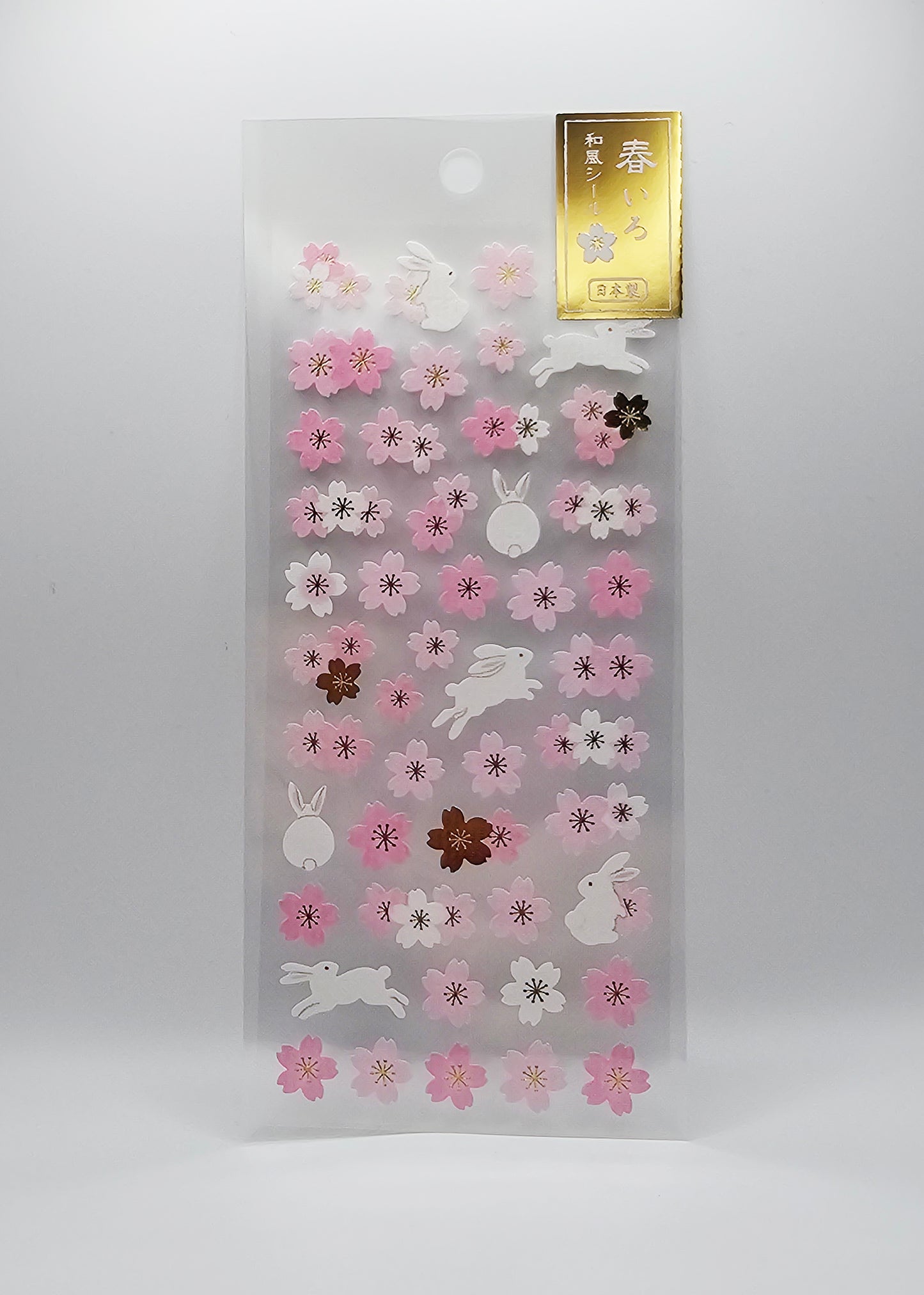 Active Corporation - Sticker Sheet - Sakura Rabbits