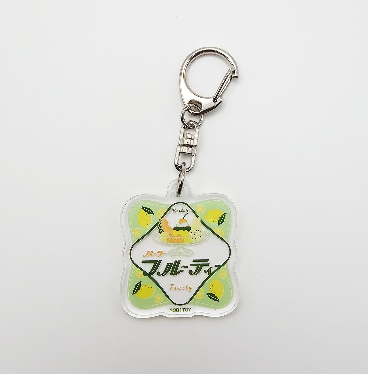 OB1TOY x General Sticker Co Ltd. - Retro Shopping Street Keychain - Parlor Fruity