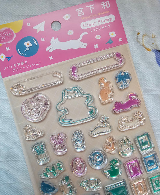 Nodoka Miyashita x Komamono Lab - Clear Stamps