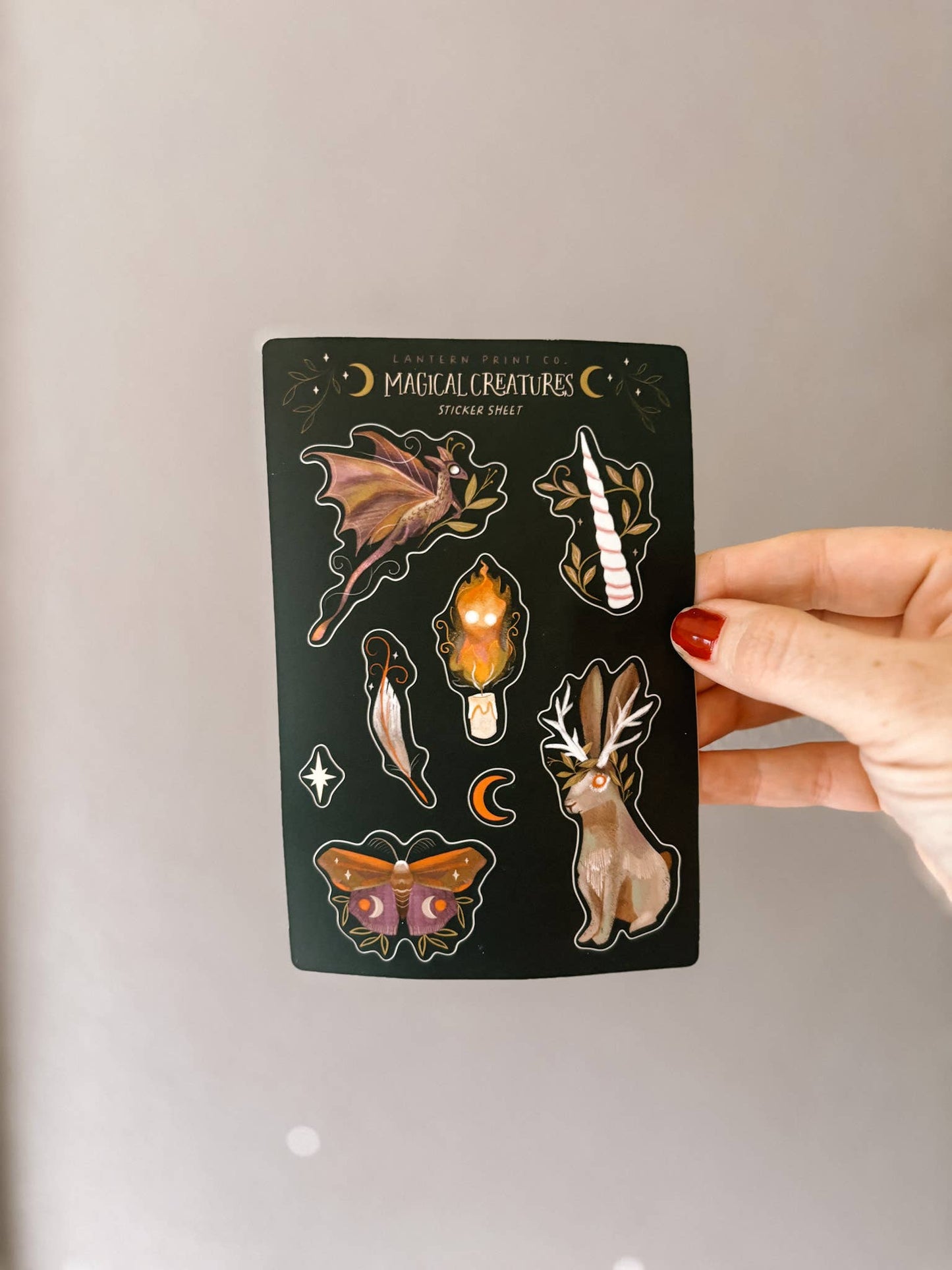 Lantern Print Co. - Sticker Sheet - Magical Creatures