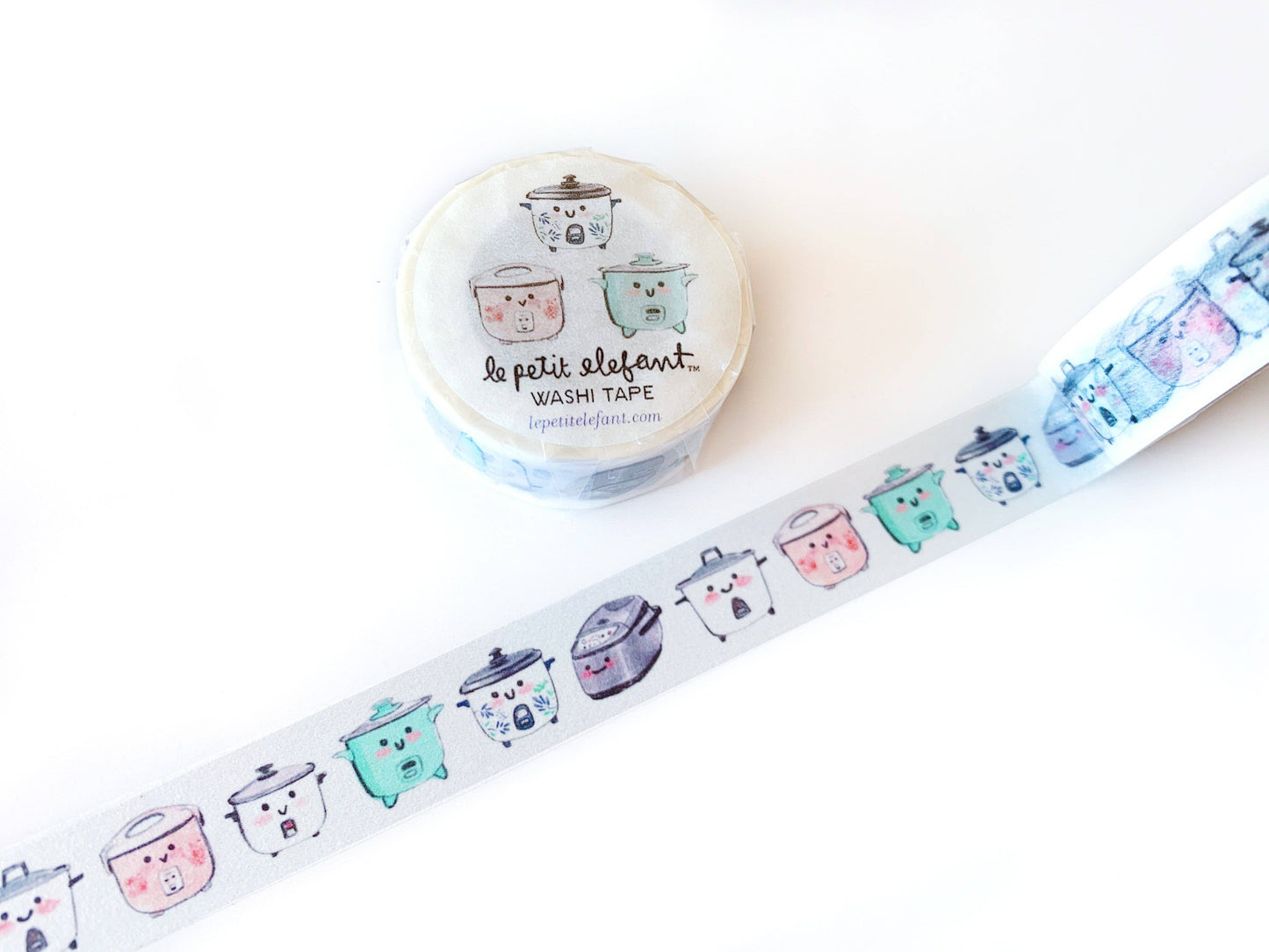 Le Petit Elefant - Washi Tape - Vintage Rice Cooker