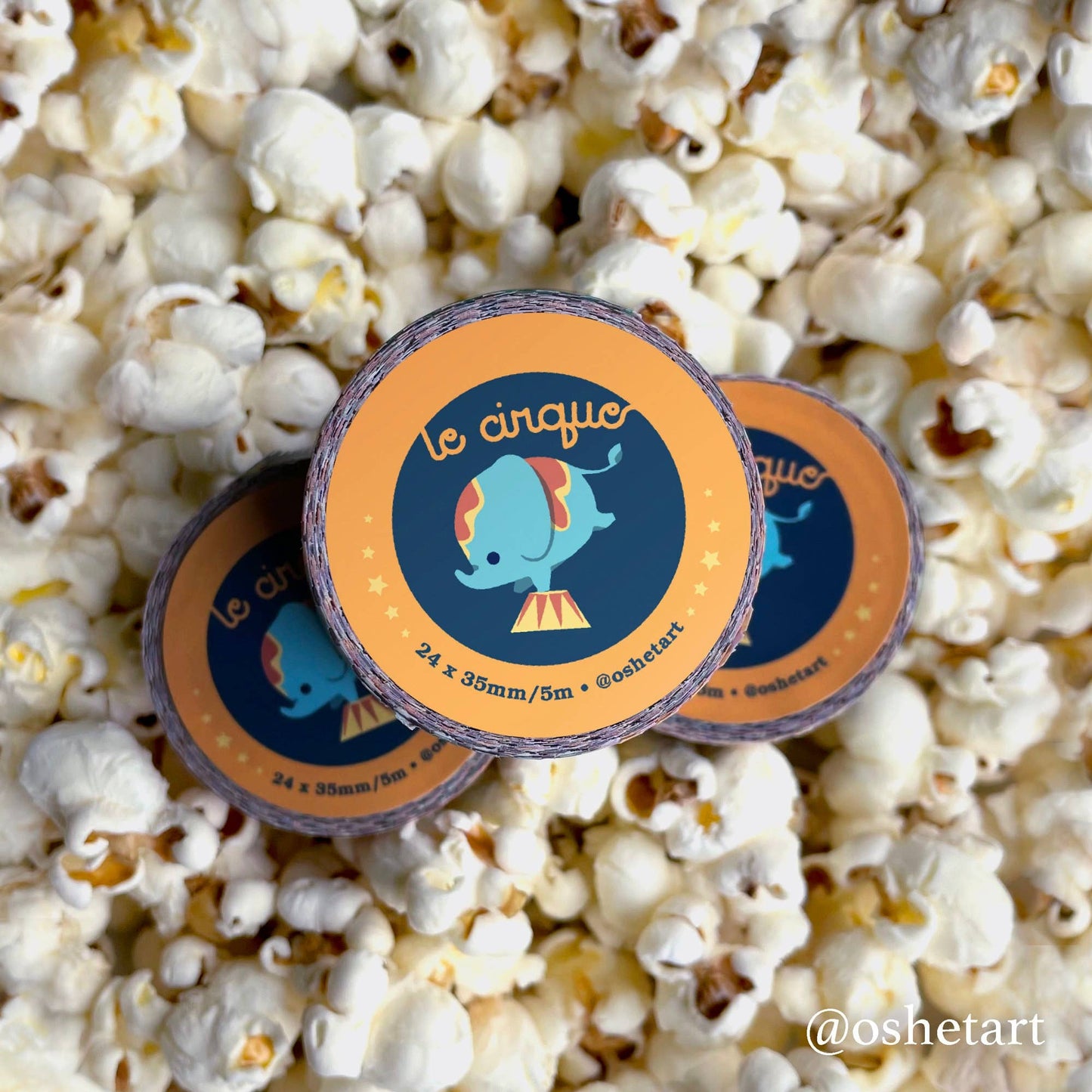 OSHETART - Stamp Washi Tape - Le Cirque