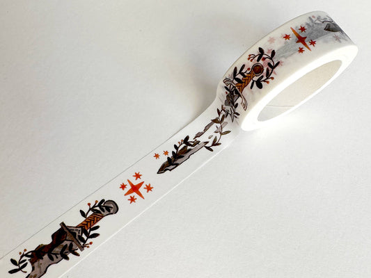 Book Moth Press - Washi Tape - Fantasy Swords