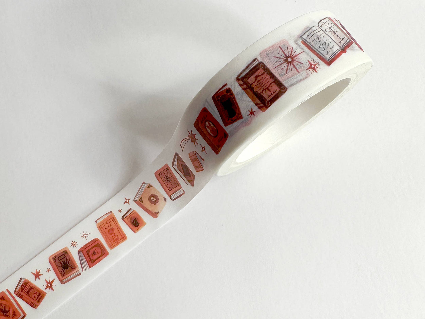 Book Moth Press - Washi Tape - Ruby Books