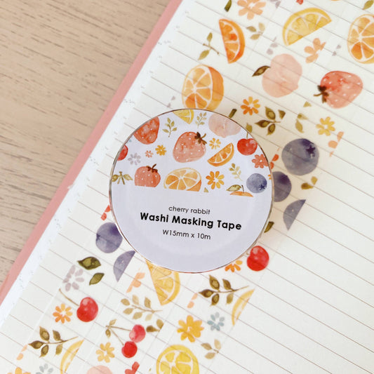 Cherry Rabbit - Fruits Washi Tape
