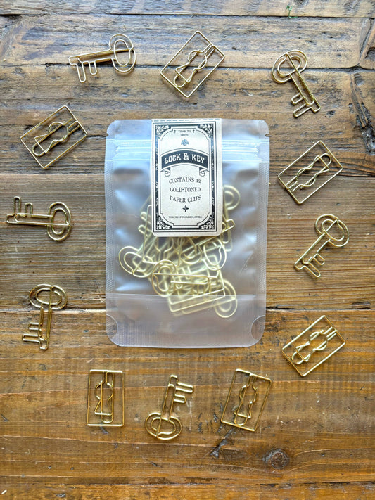 The Creeping Moon - Paper Clip Set - Lock & Key