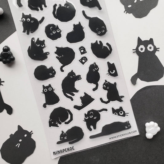 STICKII - Sticker Sheet - Nina Pekoe - The Night Meows