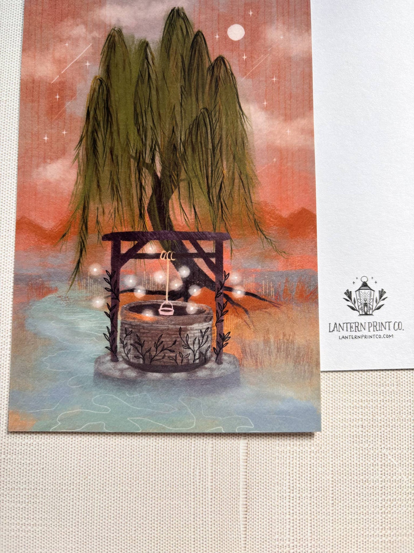 Lantern Print Co. - Postcard - Wishing Well