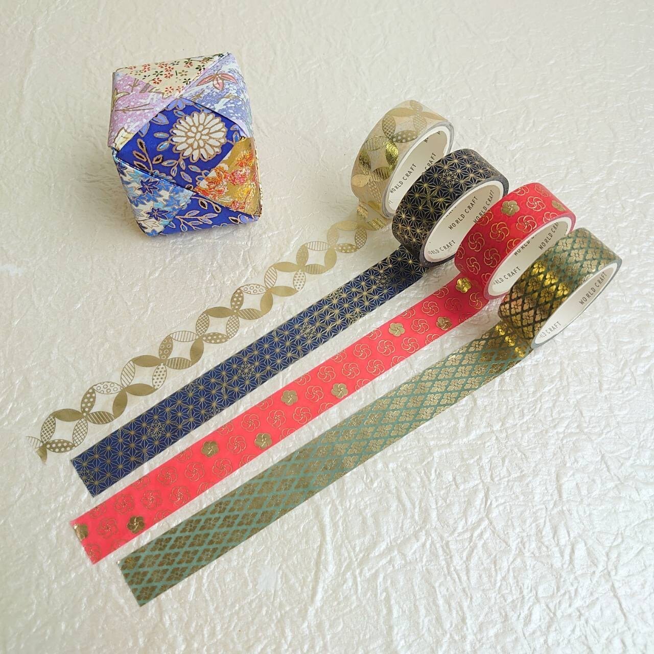 World Craft - Foil-Stamped Washi Tape - Yuzen - Shippo (Seven Treasures)