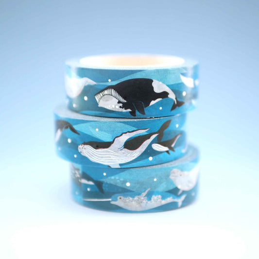 Shoal - Washi Tape - Whales
