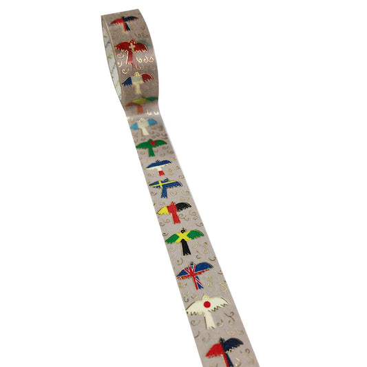 SEAL-DO Shinzi Katoh Washi Tape - Travel Series - Birds of the World