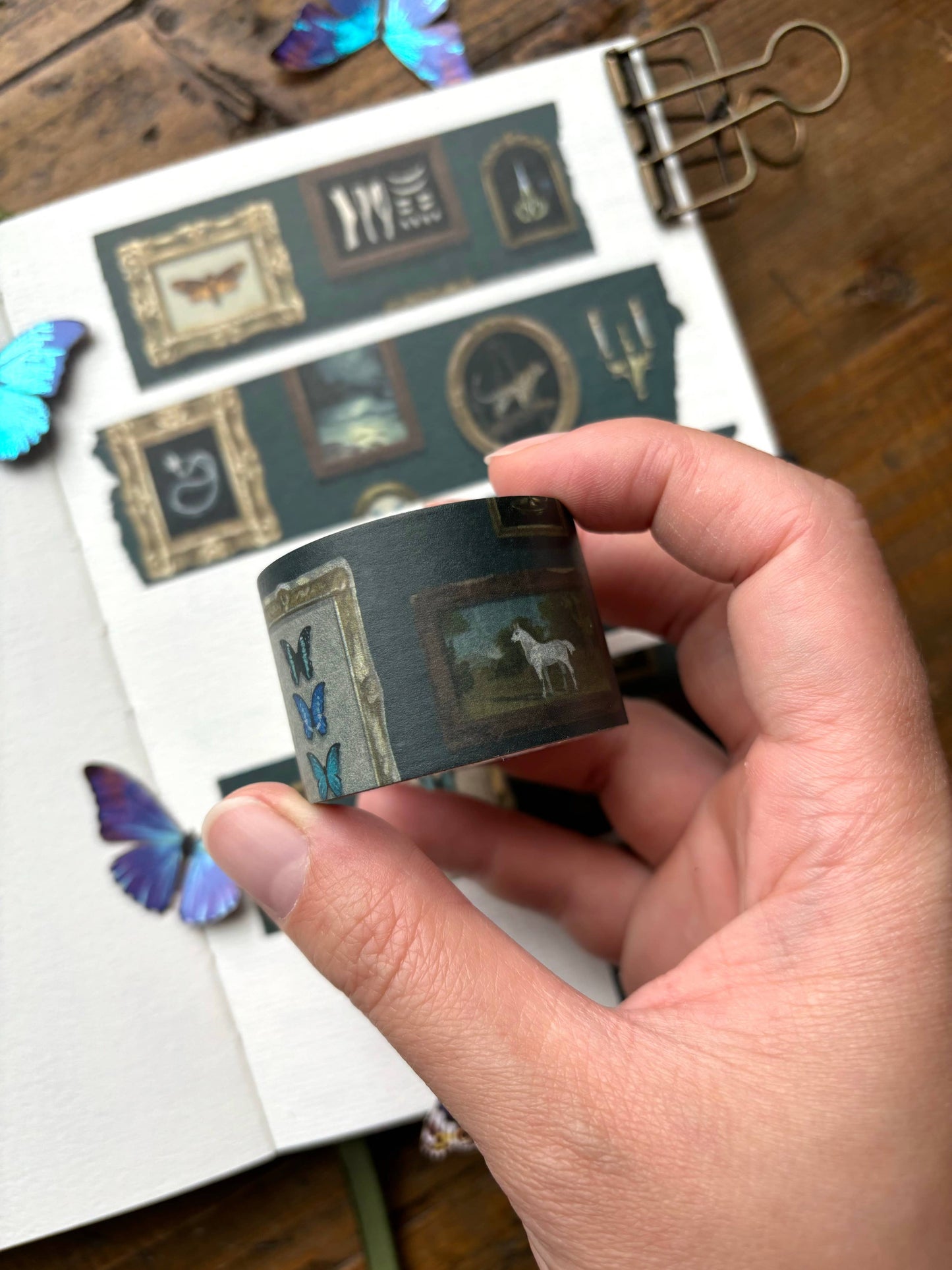 The Creeping Moon - Washi Tape - Gallery Wall