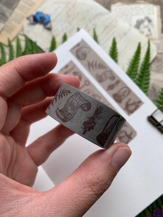 The Creeping Moon - Washi Tape - Vintage Sketches