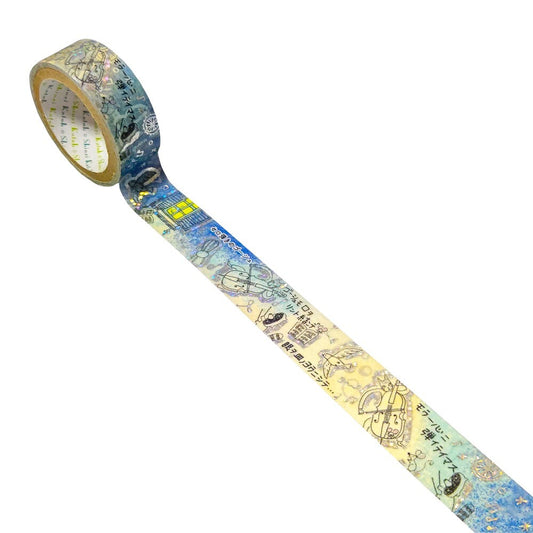 SEAL-DO Shinzi Katoh Washi Tape - Phantom Light Museum Series 1 - Gauche the Cellist 2