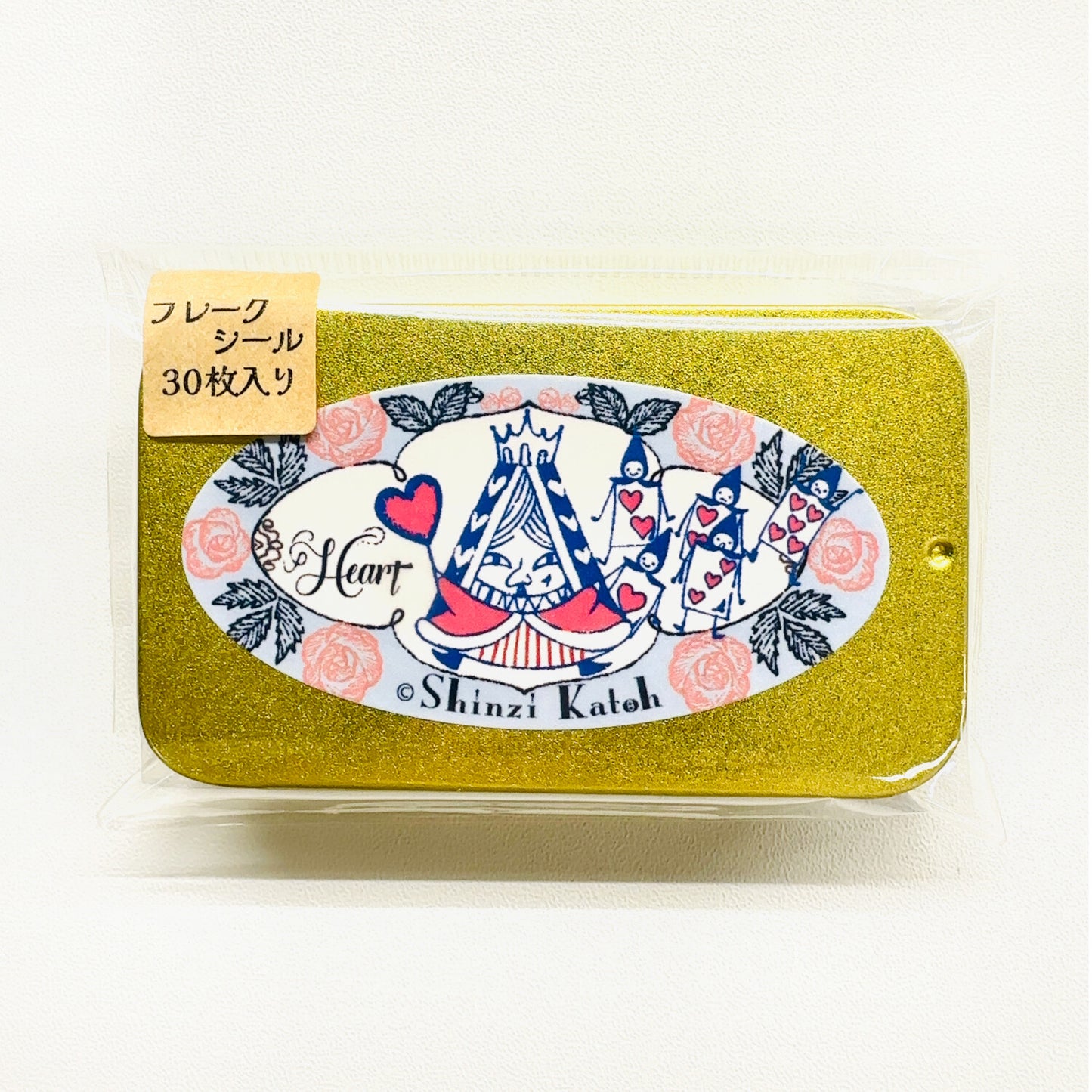 SEAL-DO Shinzi Katoh Flake Stickers - Alice In Wonderland - Queen of Hearts (Usagi Alice)