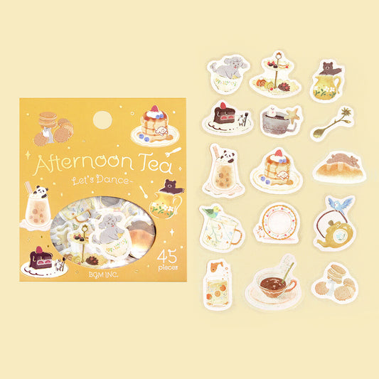 BGM Flake Stickers - Afternoon Tea - Let's Dance
