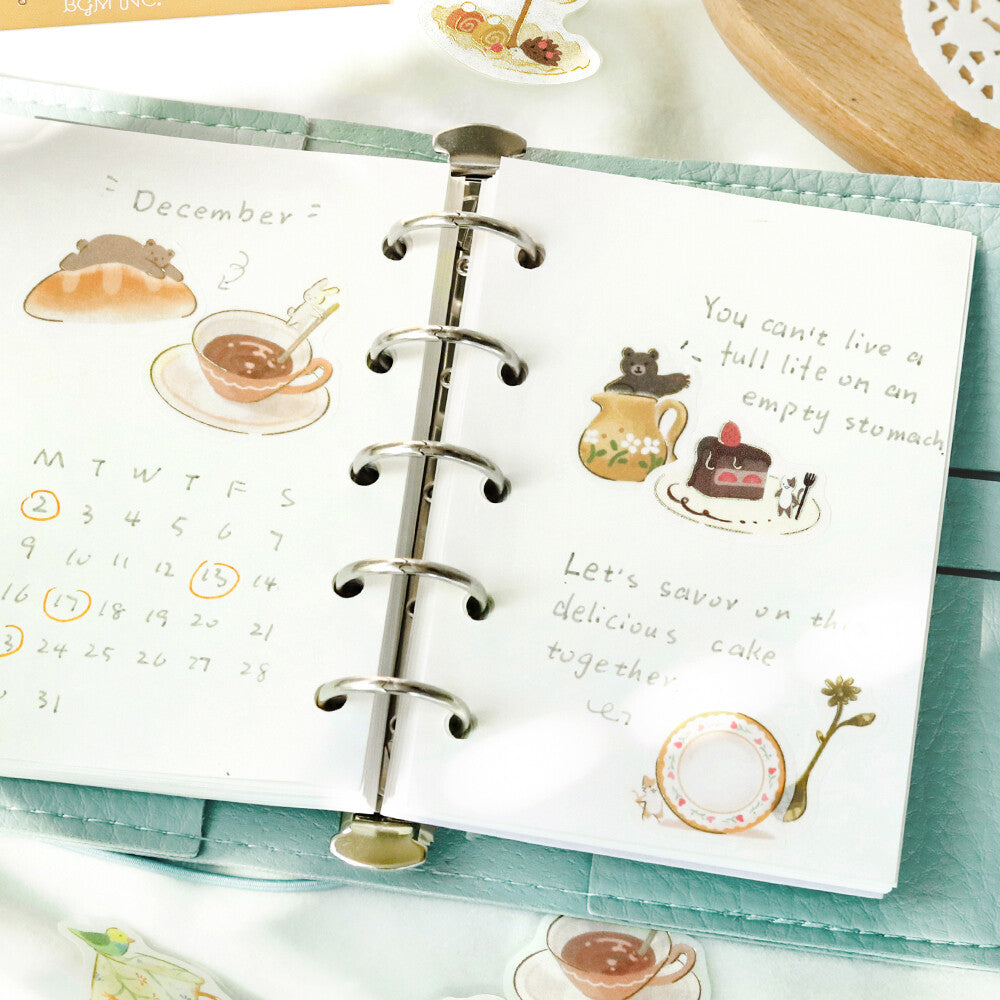 BGM Flake Stickers - Afternoon Tea - Let's Dance