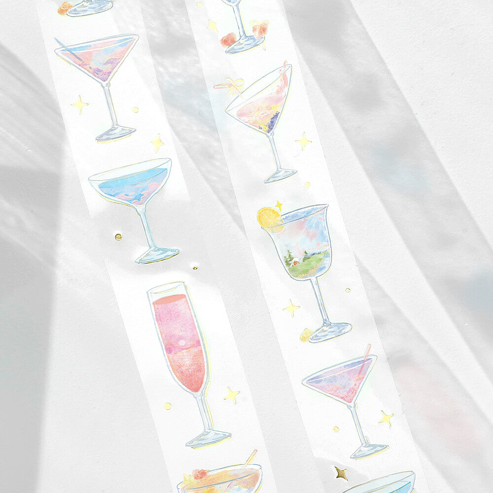 BGM Clear Tape - Cocktails