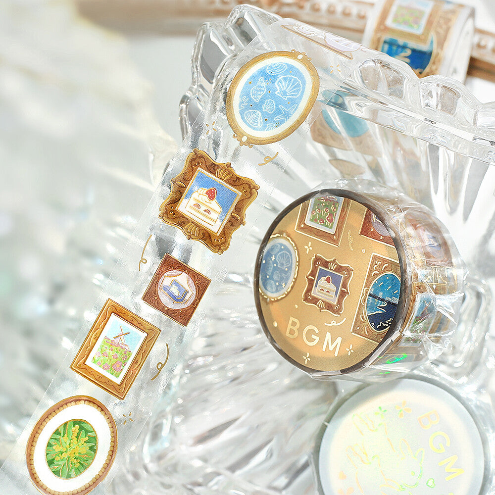 BGM Clear Tape - Decorative Paintings